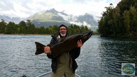 Fotos da pesca esportiva em Chaiten no Chile